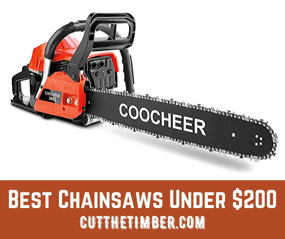 Here are the 6 best chainsaws under $200 So, you need some serious power, have some big tasks ahead, and don’t want to spend a fortune on a chainsaw?