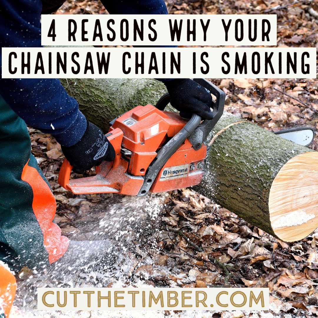 Chainsaw chain smoking is a common problem, but there are some quick fixes that can help you get rid of it, without damaging your chainsaw. You need to understand the cause of the problem, so you can take the right action
