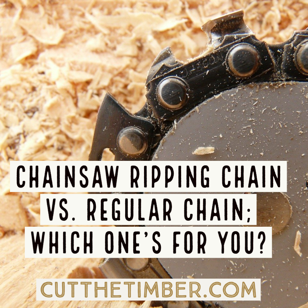 we’ll take an extensive look at the chainsaw ripping chains and how they compare to regular chains. We’ll also let you know which chain you could use according to the task at hand.