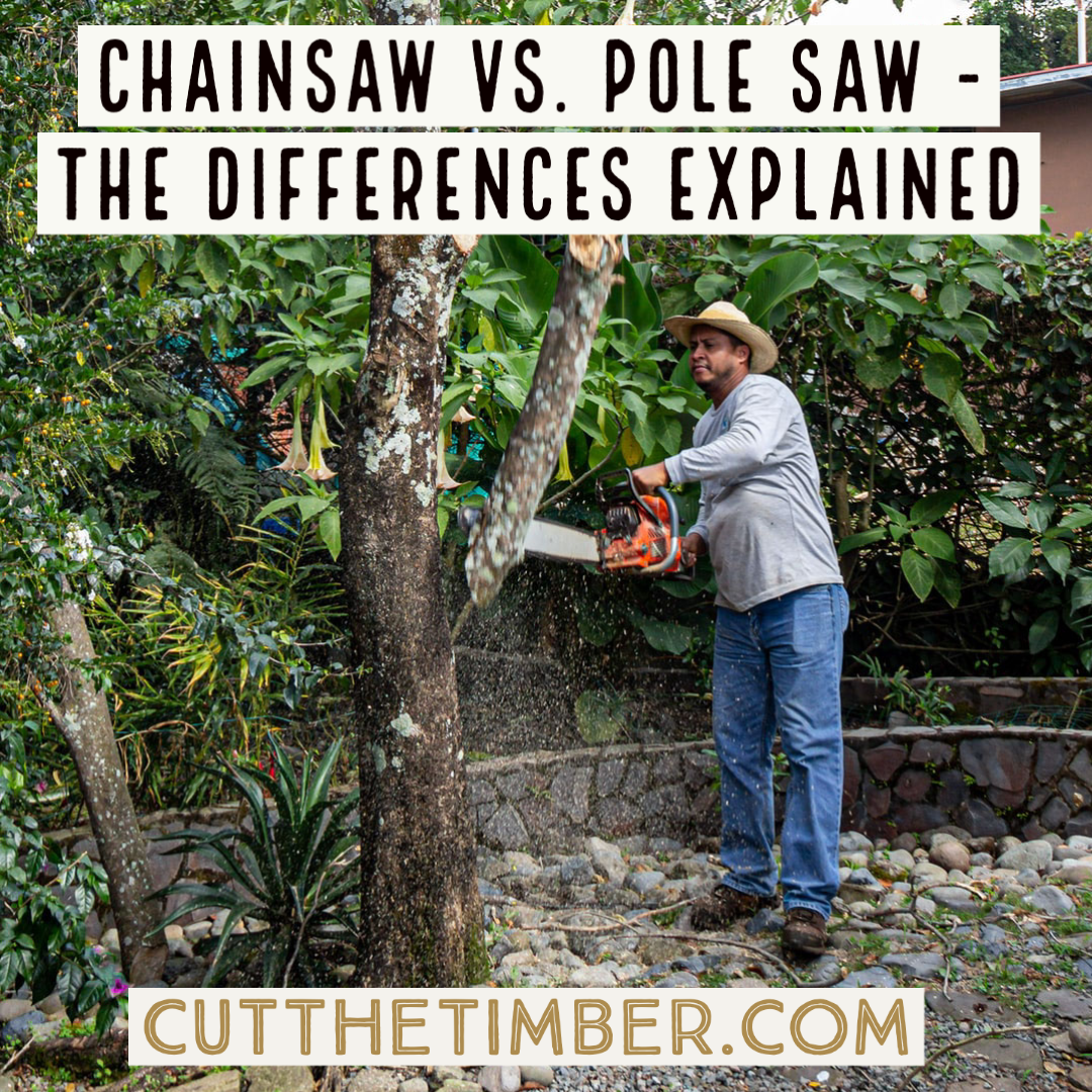 A chainsaw and a pole saw are both used for cutting. However, each one has different uses from the other. In this article, we’ll explain how each one works, as well as the advantages and disadvantages of both tools.